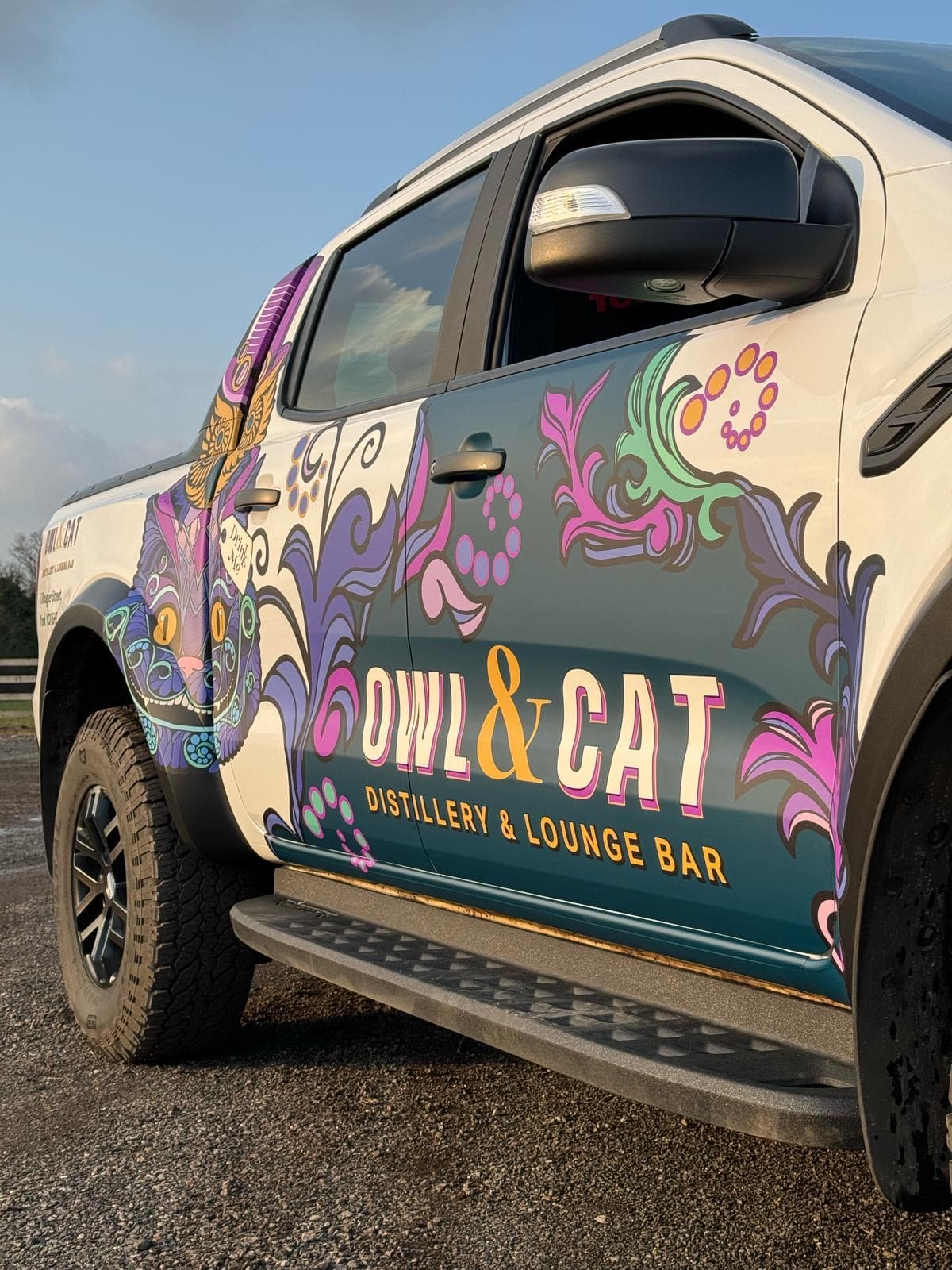 Owl & Cat Vehicle Wrap