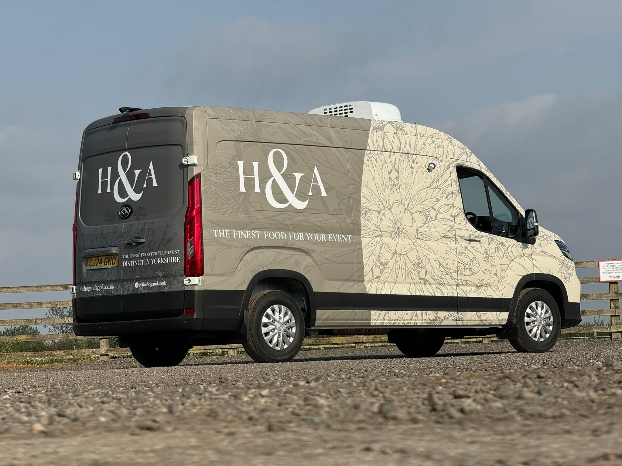 H&A Catering Van Wrap